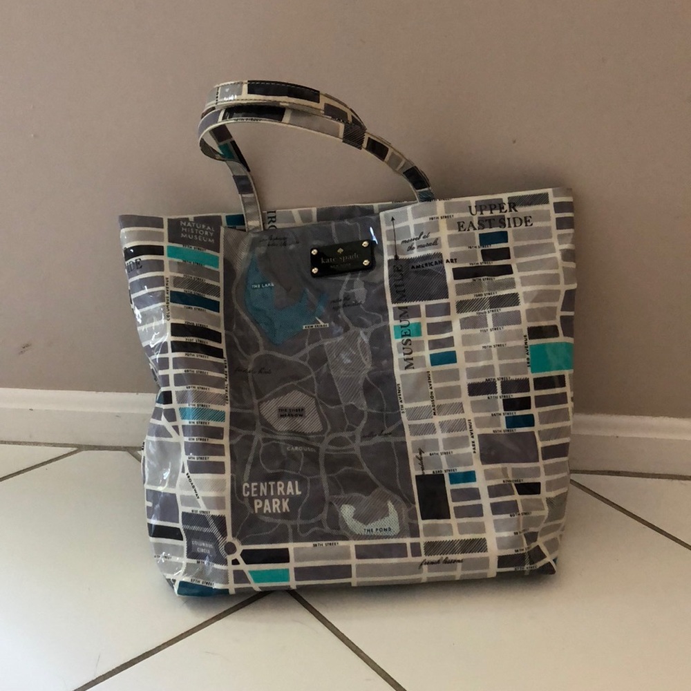 Kate Spade New York City map tote